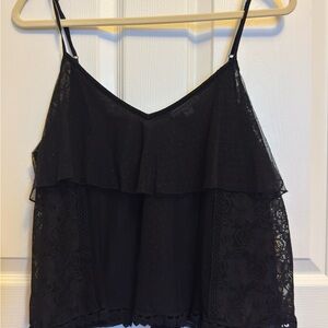 American Eagle Outfitters Black Layered Camisole